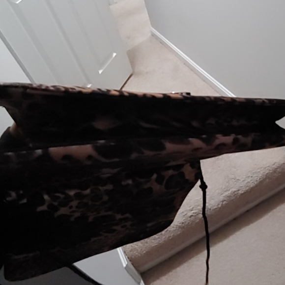 Leopard print large clutch purse - Picture 4 of 5